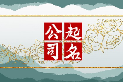 金五行的公司名字 公司名称要求面面俱到